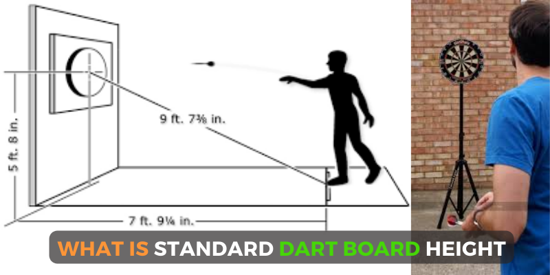 what height should dartboard be