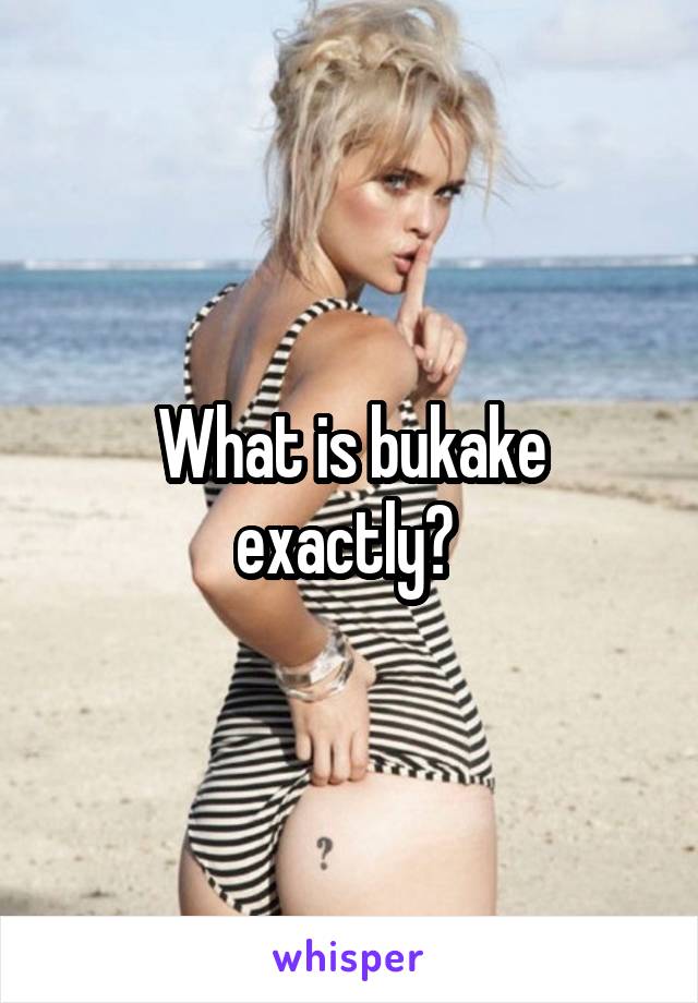 what is bukakee