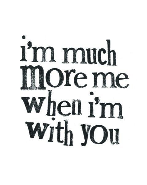 when im with you