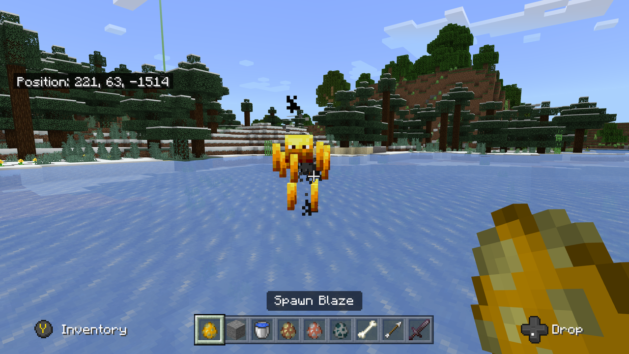 when were blazes added to minecraft