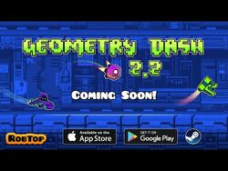 when will geometry dash 2.2 release