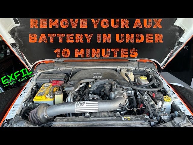 where is the second battery in a jeep wrangler