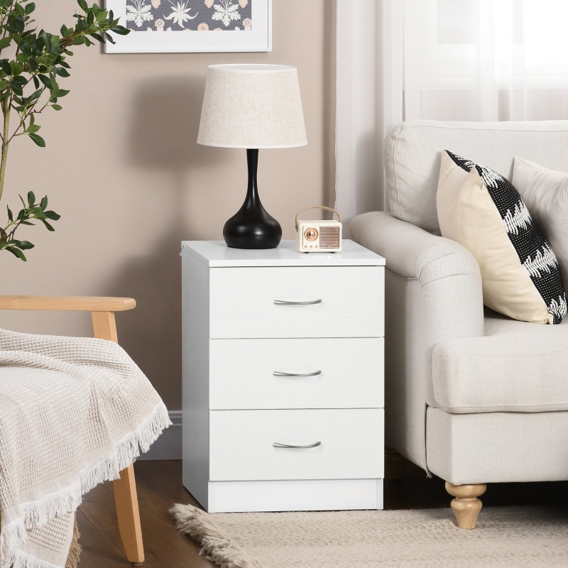 white bedside table canada