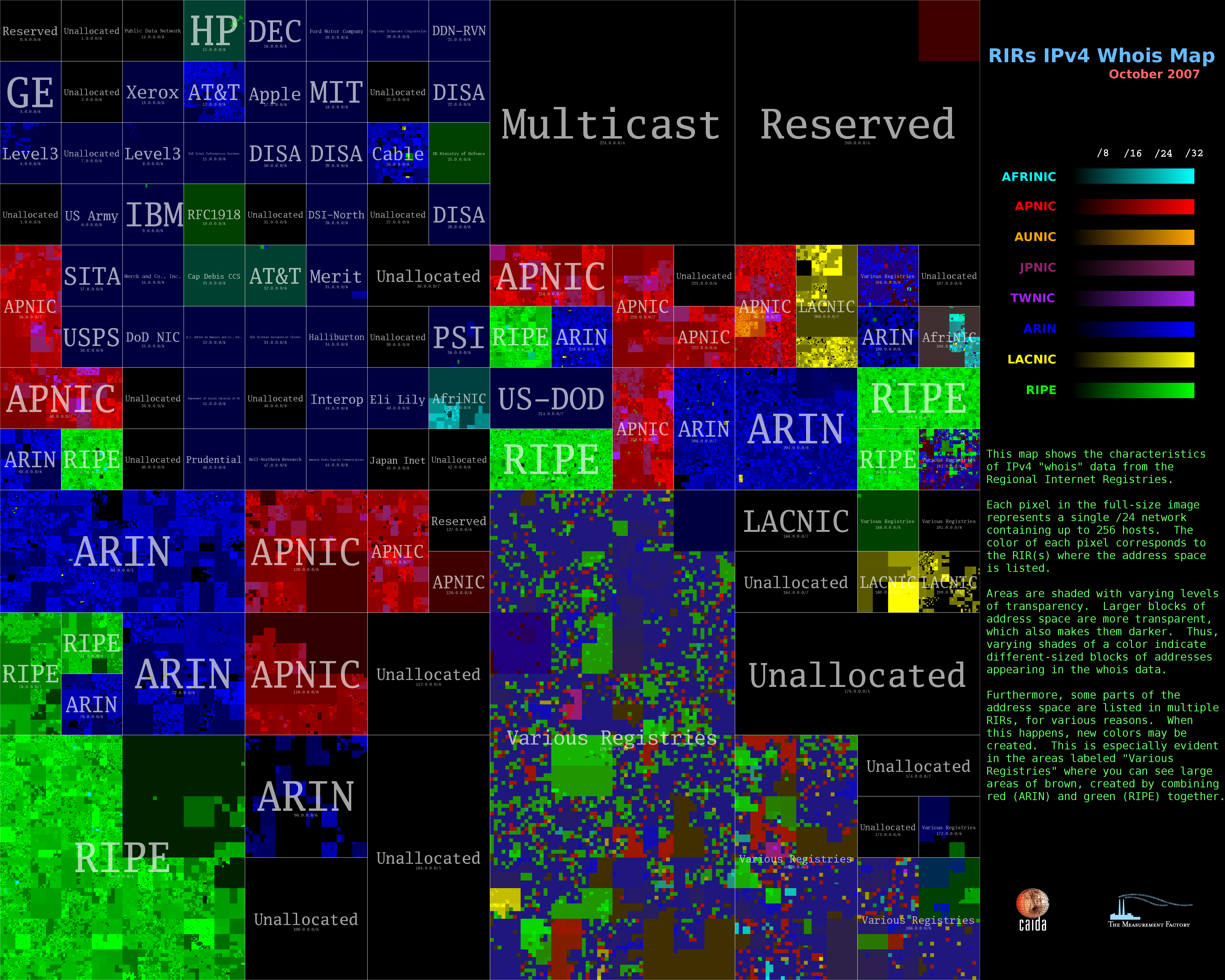 whois ip location map