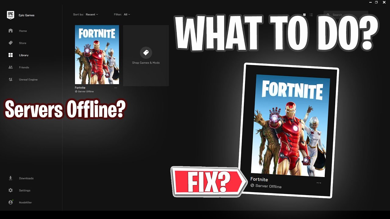 why are the fortnite servers offline