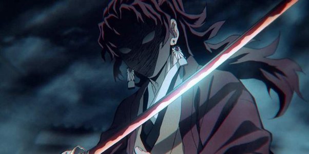 why tanjiro sword is black