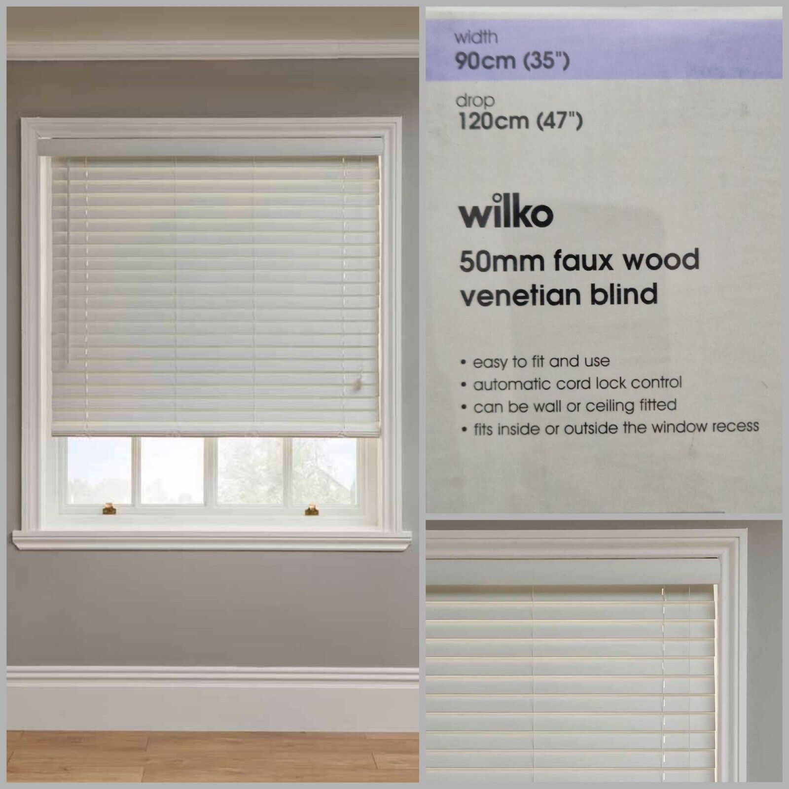 wilko venetian blinds