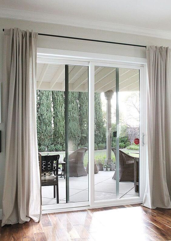 window dressing for sliding doors