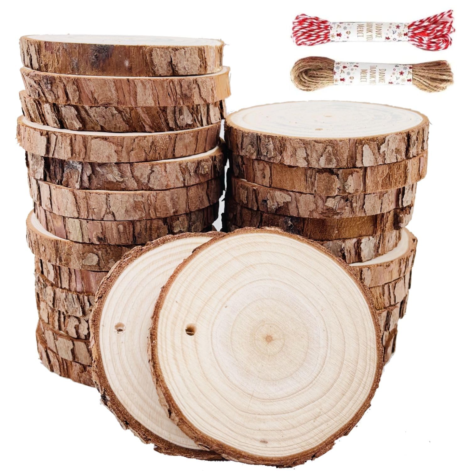 wood circles for crafts