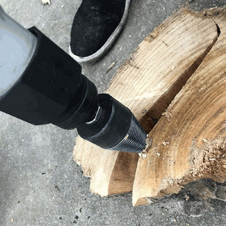 wood splitting drill bit