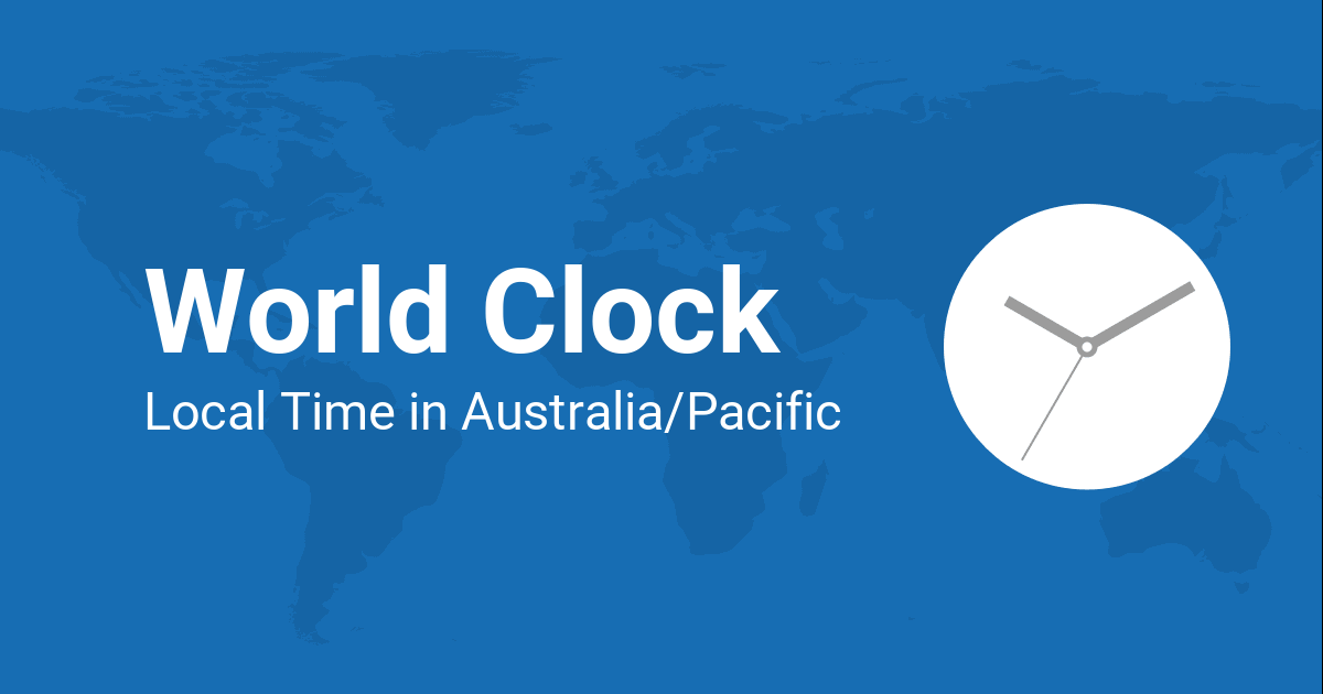 world clock aus