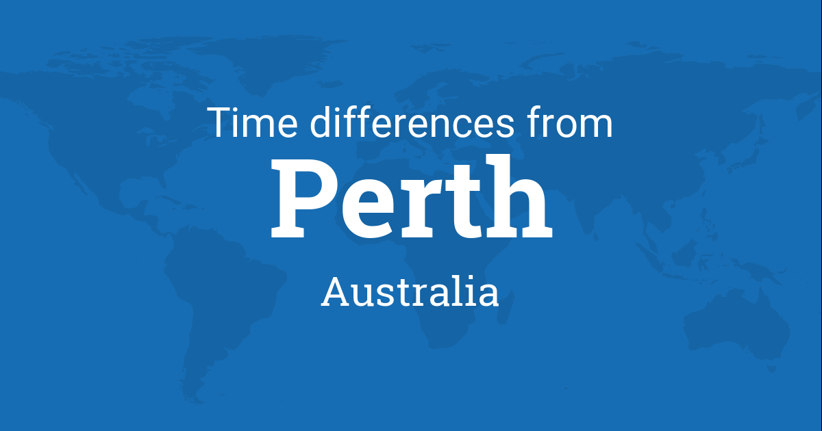 world time perth australia