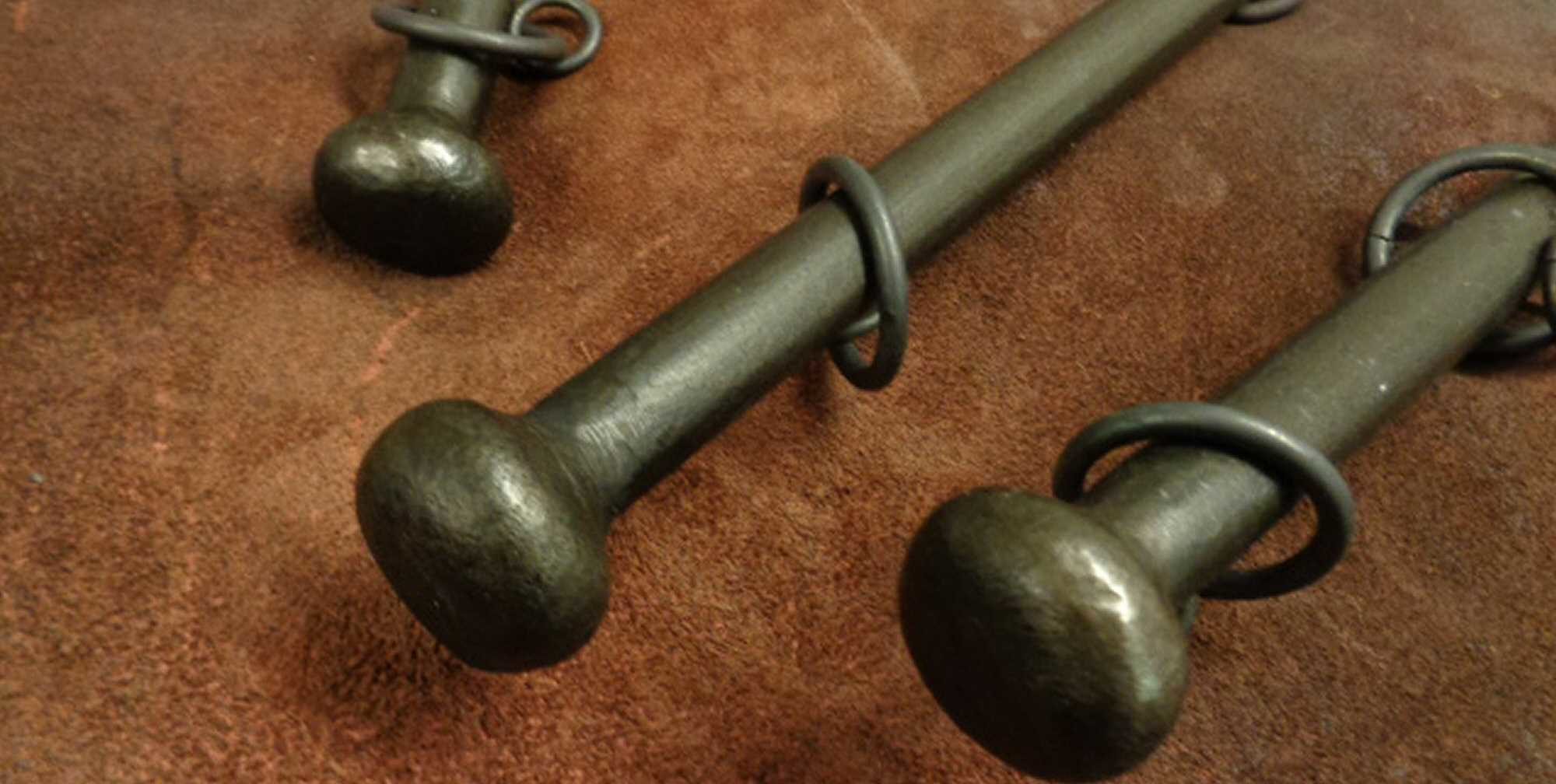 wrought iron curtain poles