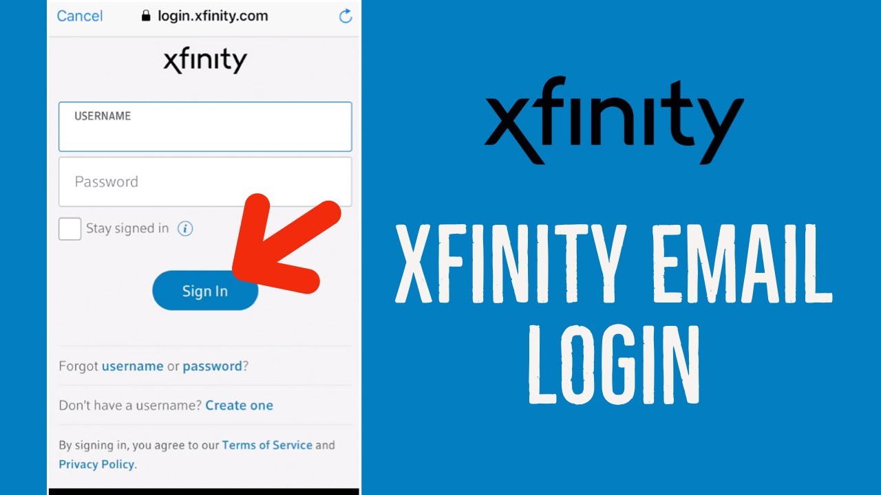 xfinity email log in