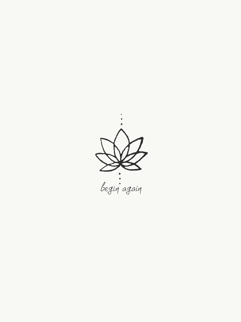 yoga tattoo minimalist