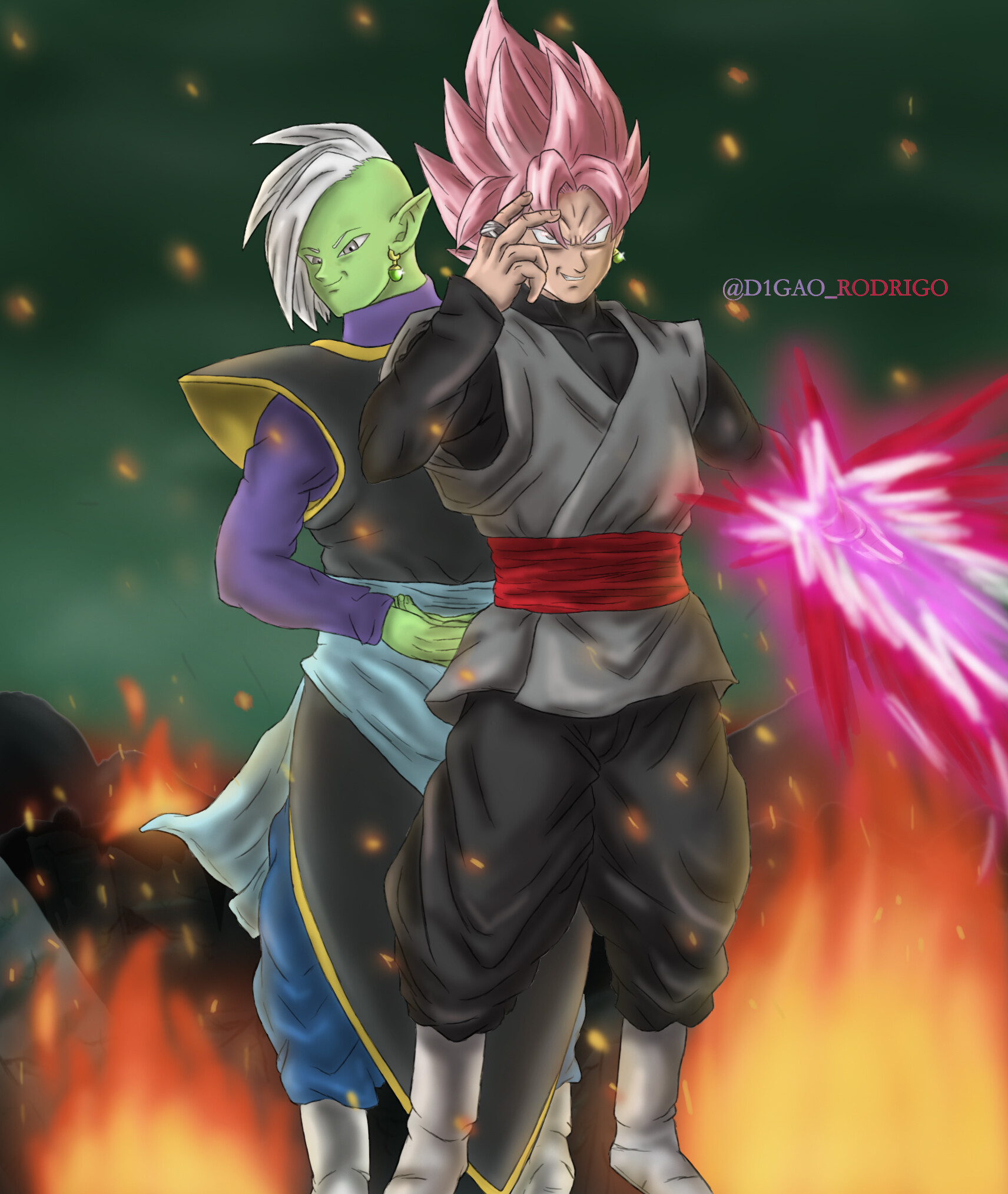 zamasu and black goku