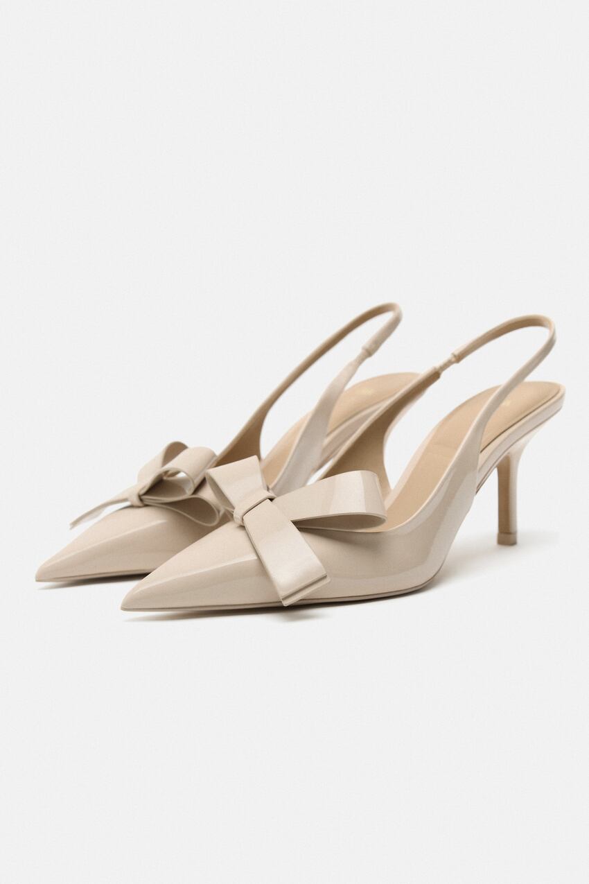 zara bow heels