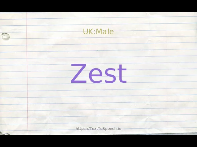 zest synonym