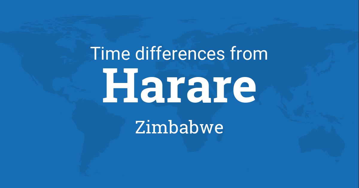 zimbabwe time difference