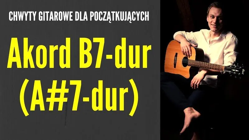 Akord B7 na gitarze