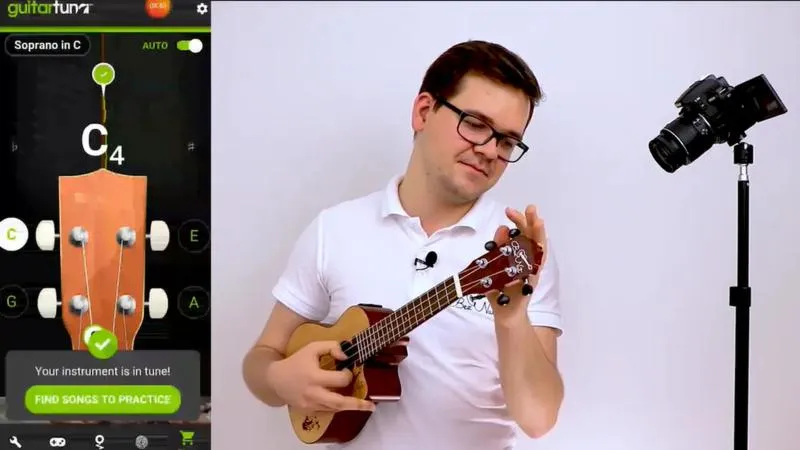 Błędy przy strojeniu ukulele