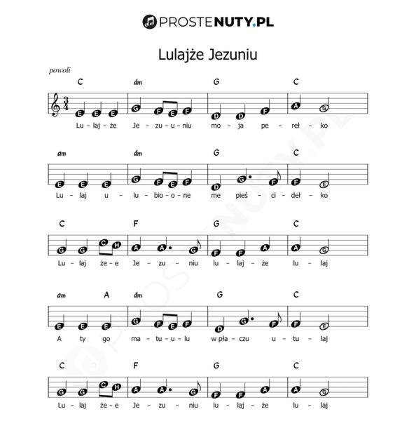 Prosty zapis nutowy