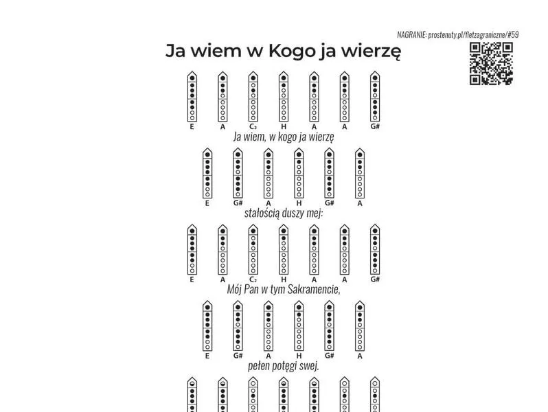 Śpiewnik kościelny z akordami