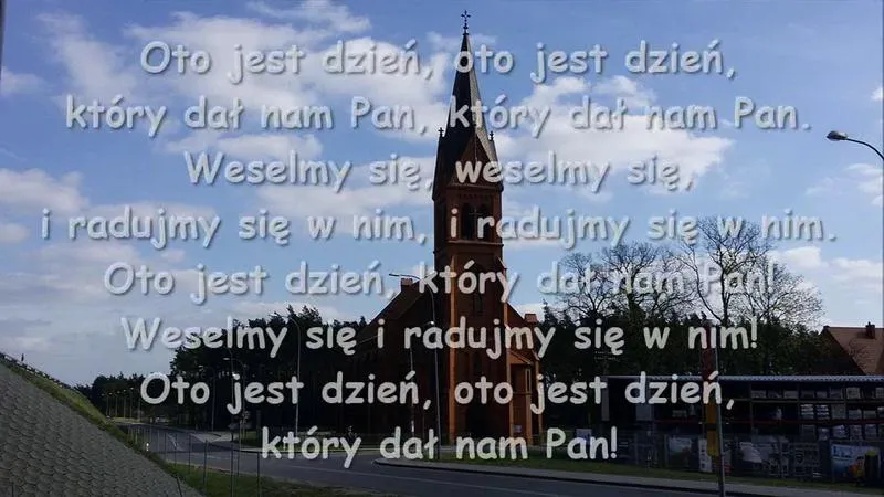 Tekst pieśni Oto jest dzień